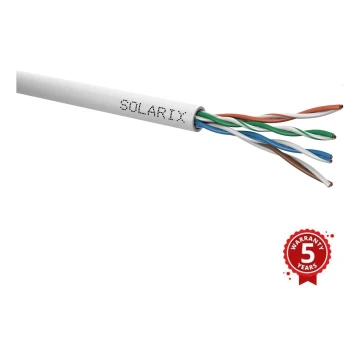 Solarix - Instalační kabel CAT5E UTP PVC Eca 305m